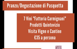 Degustazione di Pasquetta